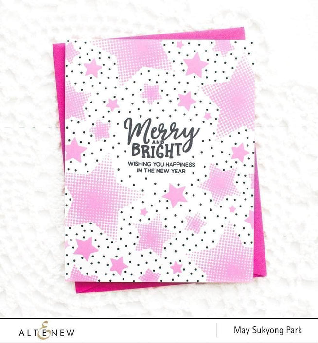 Photocentric Clear Stamps Halftone Stars Stamp Set