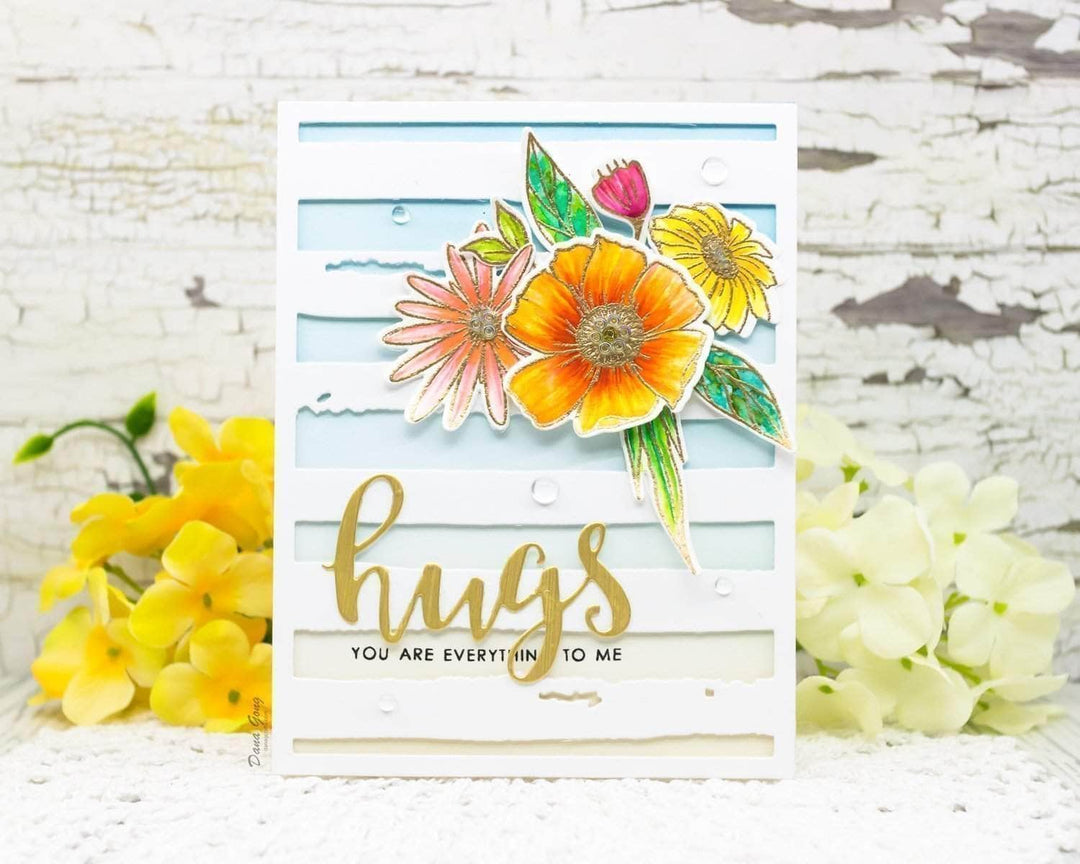 Photocentric Clear Stamps Happy Bloom Stamp Set