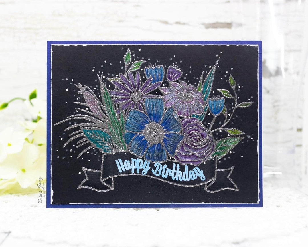 Photocentric Clear Stamps Happy Bloom Stamp Set