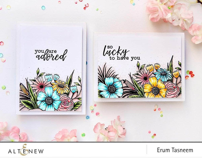 Photocentric Clear Stamps Happy Bloom Stamp Set