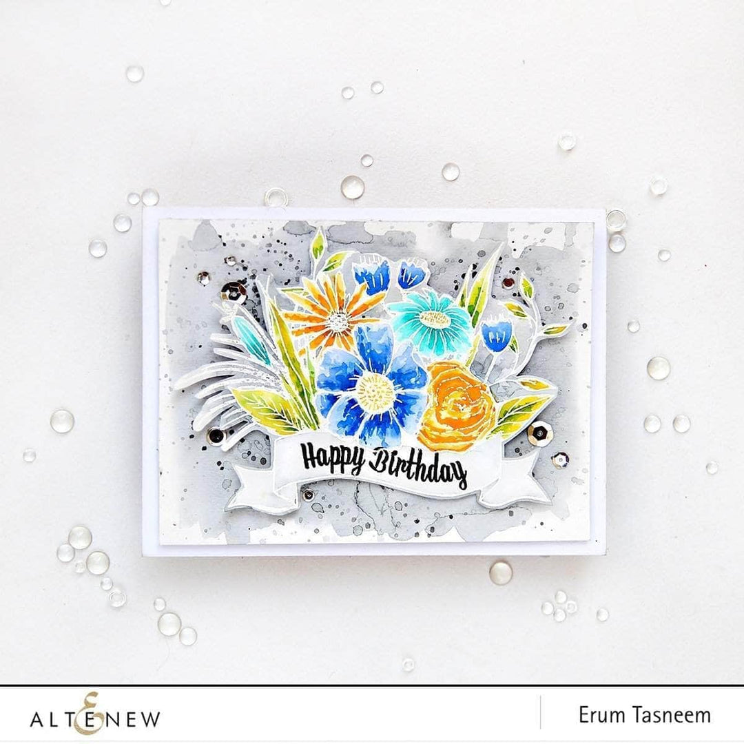 Photocentric Clear Stamps Happy Bloom Stamp Set
