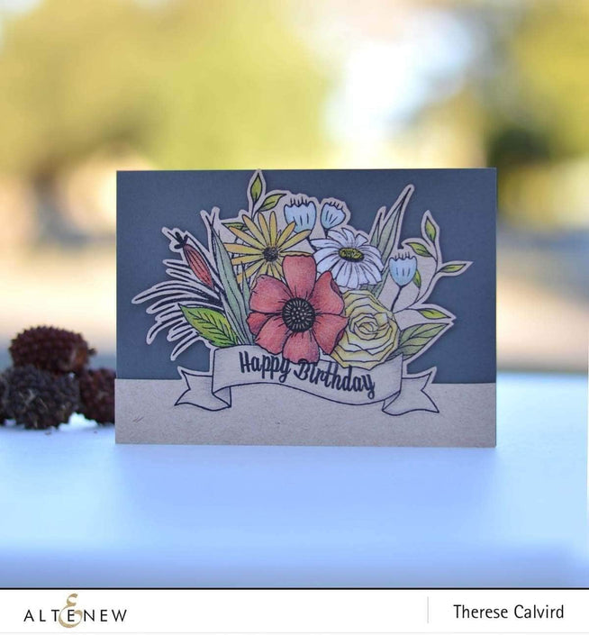 Photocentric Clear Stamps Happy Bloom Stamp Set