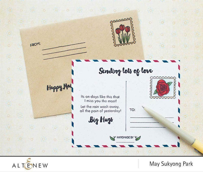 Photocentric Clear Stamps Happy Mail Stamp Set