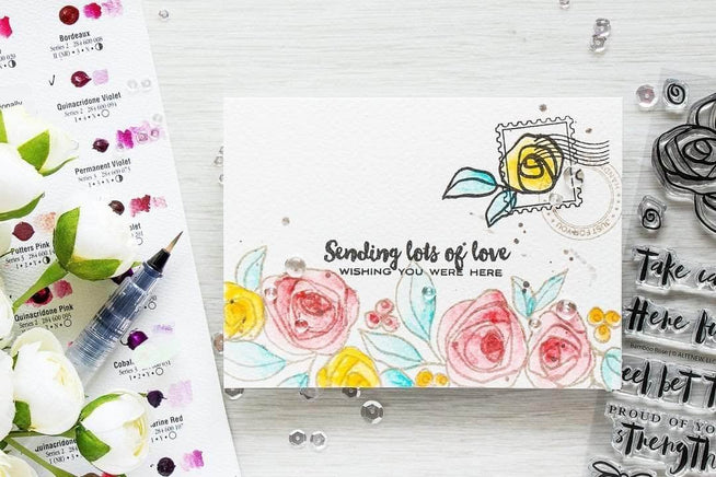 Photocentric Clear Stamps Happy Mail Stamp Set