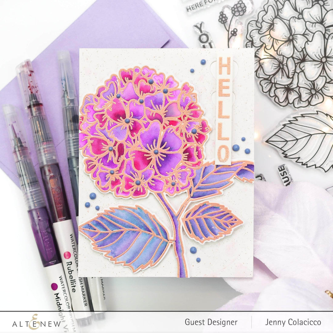 Photocentric Clear Stamps Hello Hydrangea Stamp Set