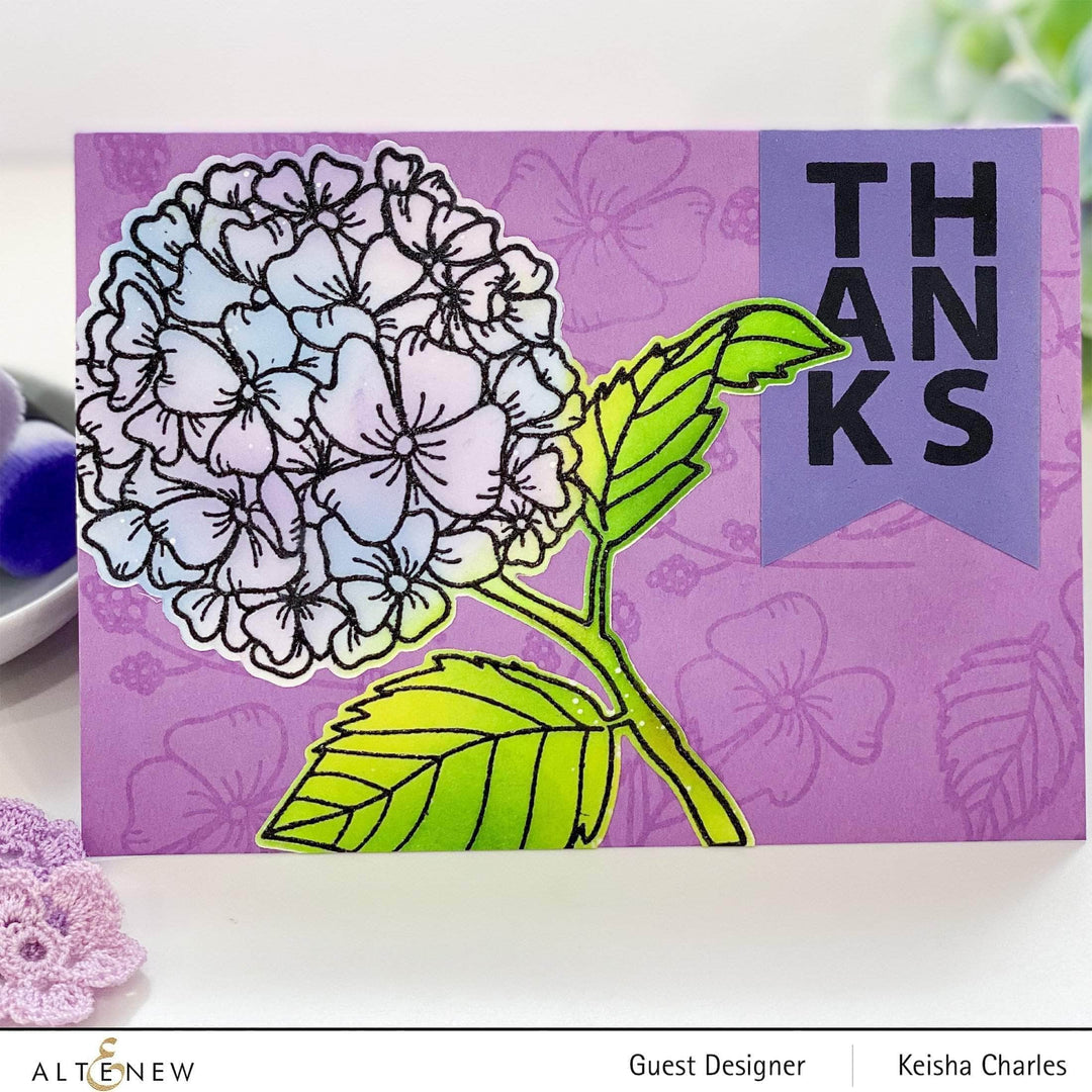 Photocentric Clear Stamps Hello Hydrangea Stamp Set