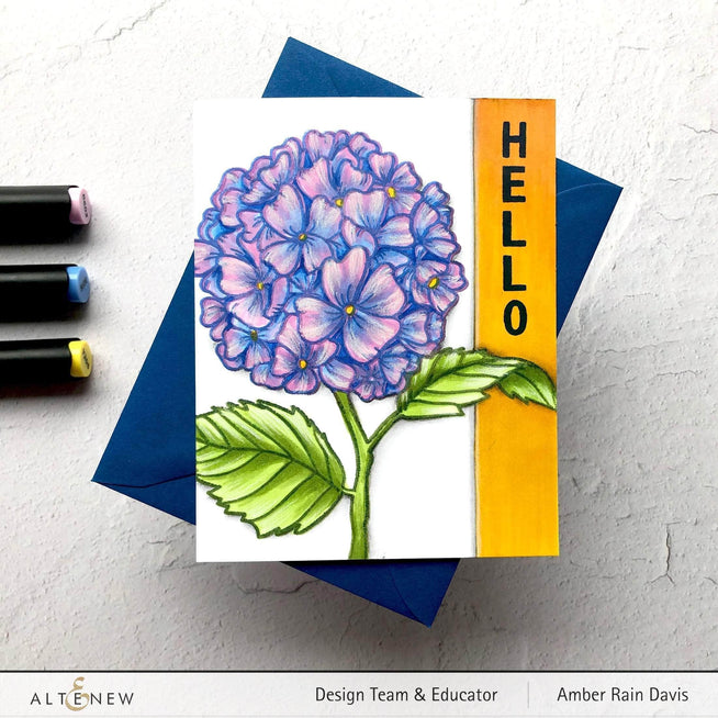 Photocentric Clear Stamps Hello Hydrangea Stamp Set