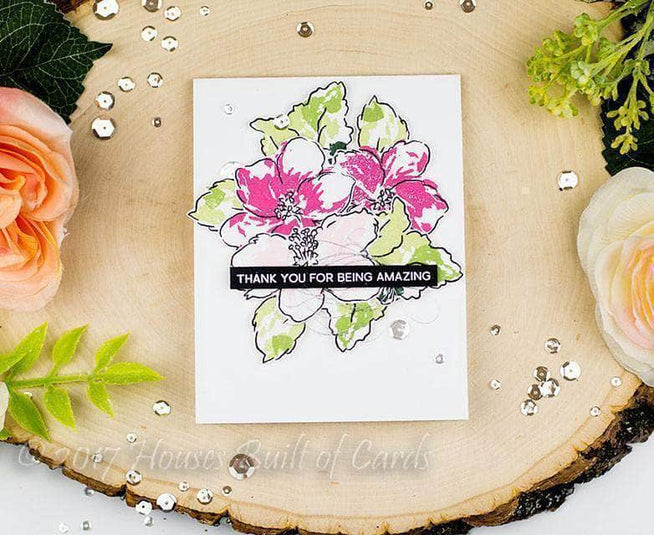 Photocentric Clear Stamps Hibiscus Bouquet Stamp Set