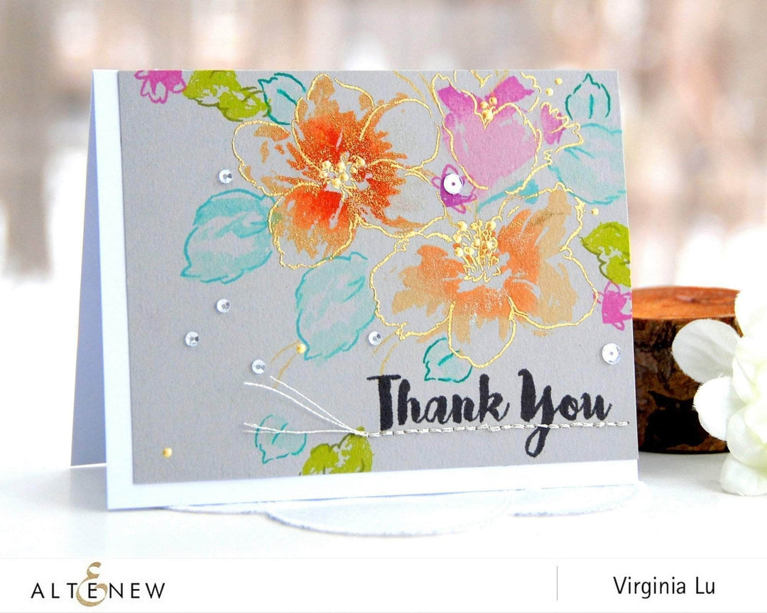Photocentric Clear Stamps Hibiscus Bouquet Stamp Set