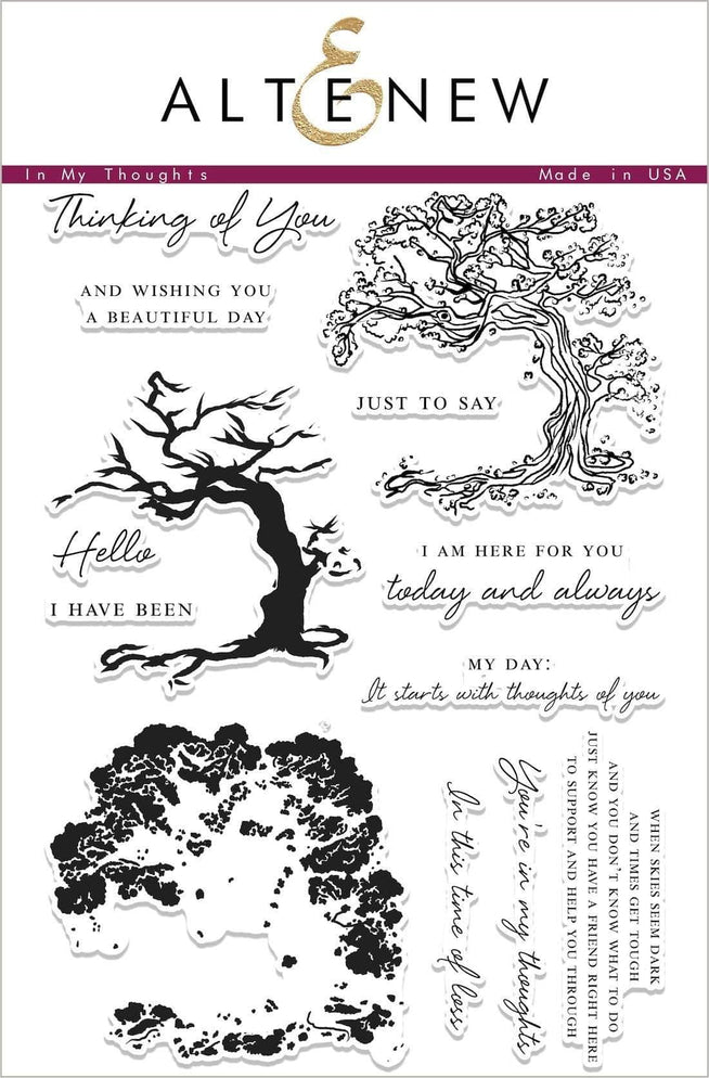 Photocentric Clear Stamps In My Thoughts Stamp Set