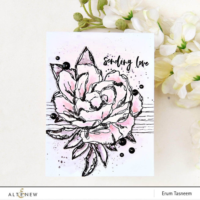 Photocentric Clear Stamps Inked Flora Stamp Set