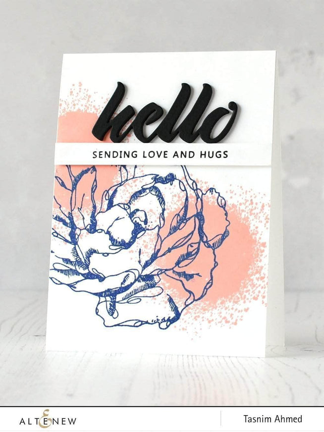 Photocentric Clear Stamps Inked Flora Stamp Set