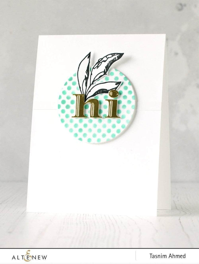 Photocentric Clear Stamps Inked Flora Stamp Set