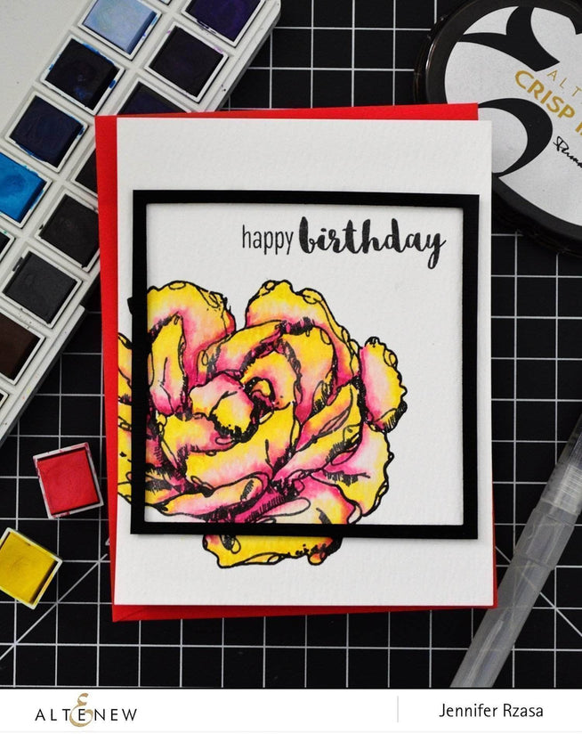 Photocentric Clear Stamps Inked Flora Stamp Set