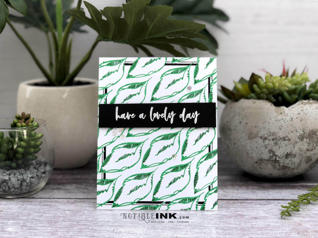 Photocentric Clear Stamps Inked Flora Stamp Set