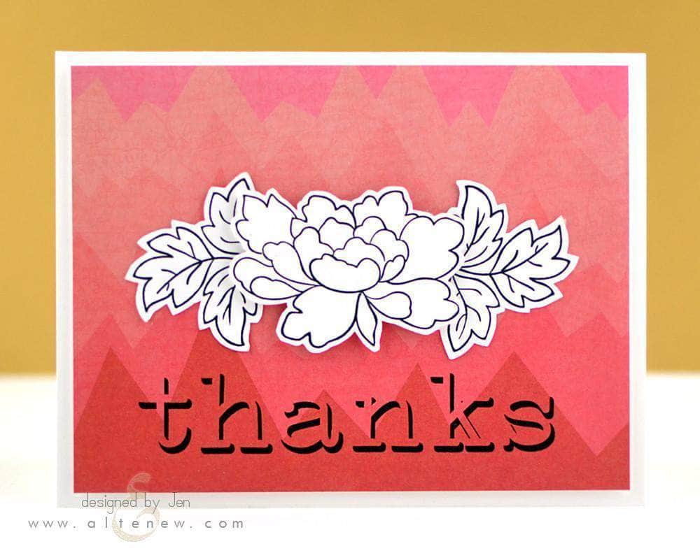 Altenew Clear Stamps Z - Invisible Alpha Stamp Set
