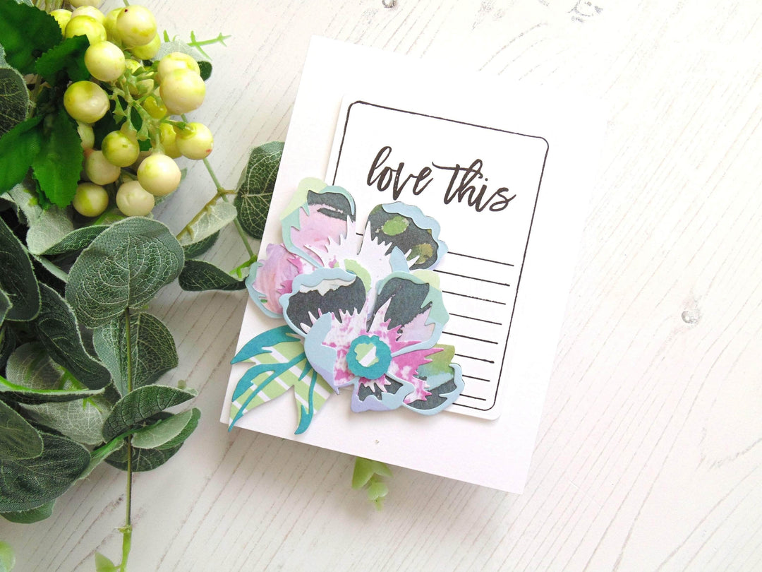 Photocentric Clear Stamps Journal Card Builder Stamp Set