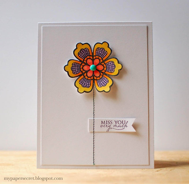 Altenew Clear Stamps Z - Lace Up Stamp Set