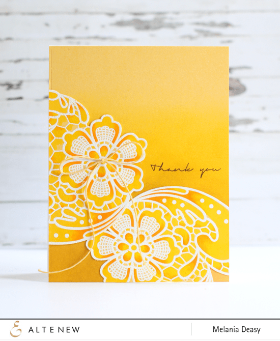 Altenew Clear Stamps Z - Lace Up Stamp Set