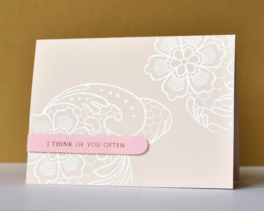 Altenew Clear Stamps Z - Lace Up Stamp Set