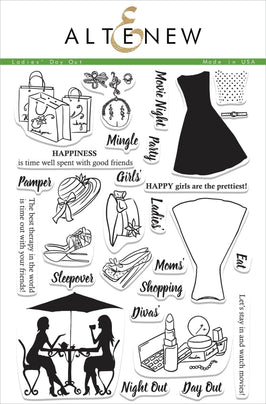 Altenew Clear Stamps Ladies' Day Out Stamp Set