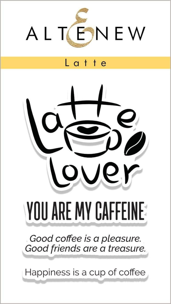 Photocentric Clear Stamps Latte Stamp Set