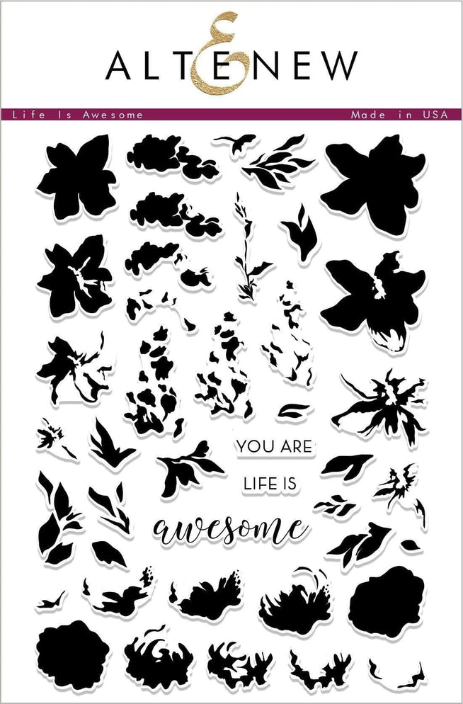 Photocentric Clear Stamps Life Is Awesome Stamp Set