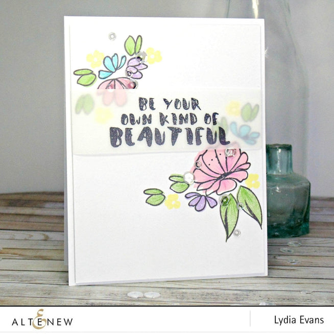Altenew Clear Stamps Mini Blossoms Stamp Set