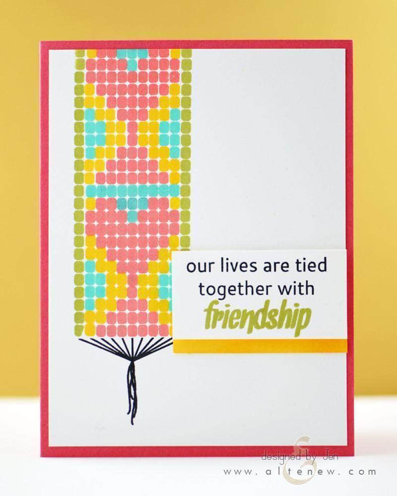 Altenew Clear Stamps Z - Modern Beadwork Stamp Set