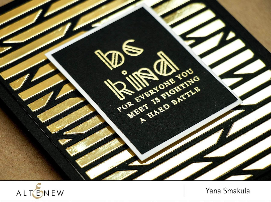 Photocentric Clear Stamps Modern Deco Alpha Stamp Set