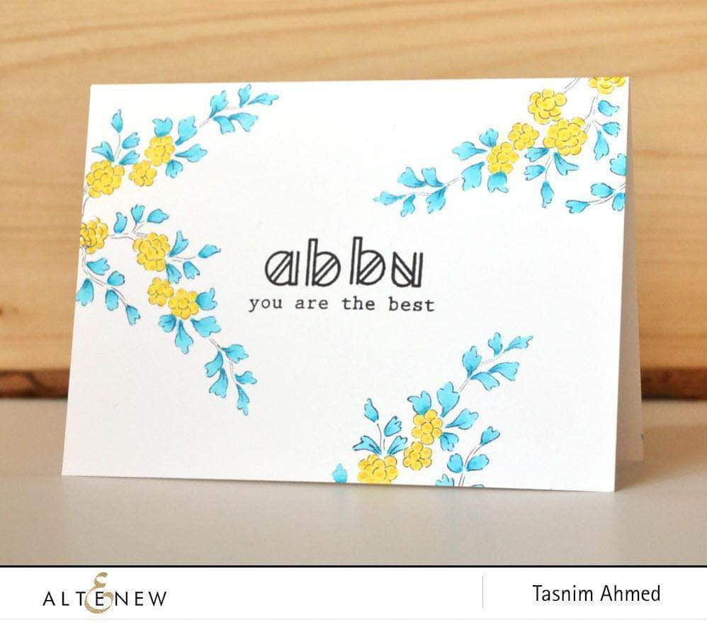 Photocentric Clear Stamps Modern Deco Alpha Stamp Set