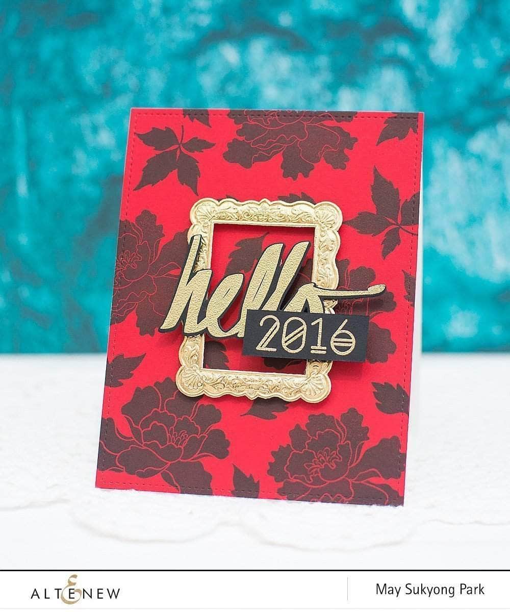 Photocentric Clear Stamps Modern Deco Alpha Stamp Set
