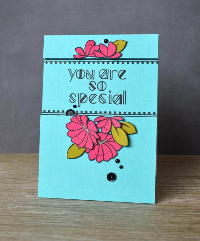 Photocentric Clear Stamps Modern Deco Alpha Stamp Set