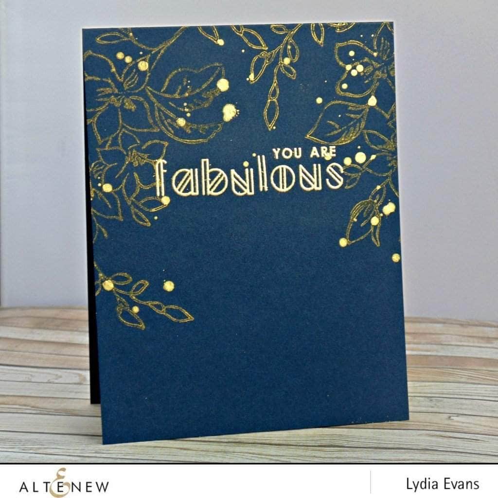 Photocentric Clear Stamps Modern Deco Alpha Stamp Set