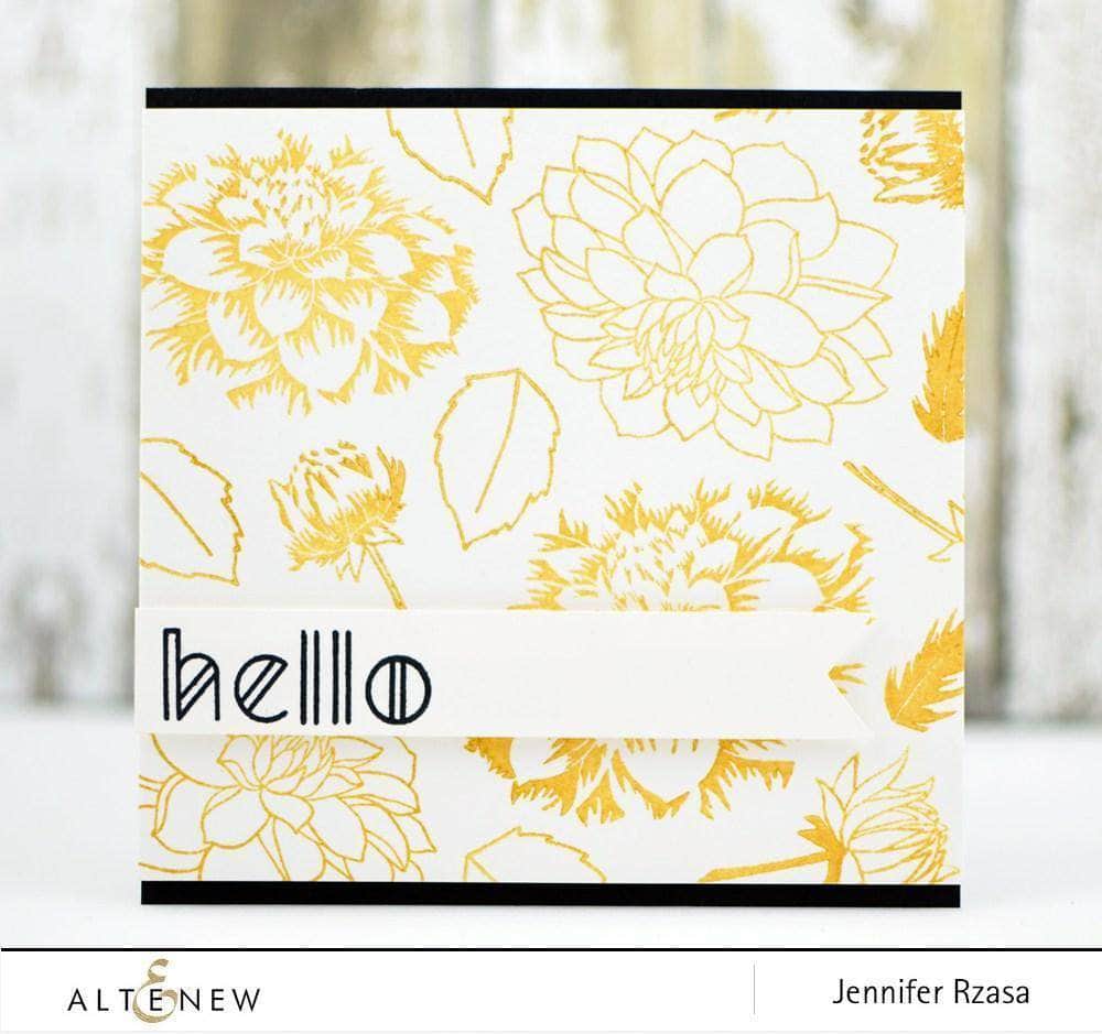 Photocentric Clear Stamps Modern Deco Alpha Stamp Set