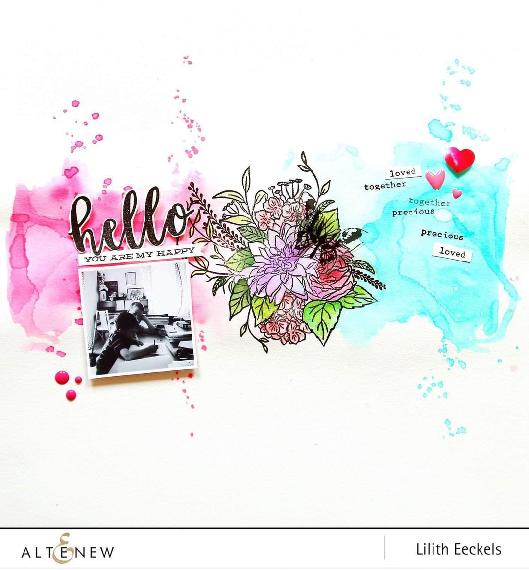 Photocentric Clear Stamps My Family Stamp Set