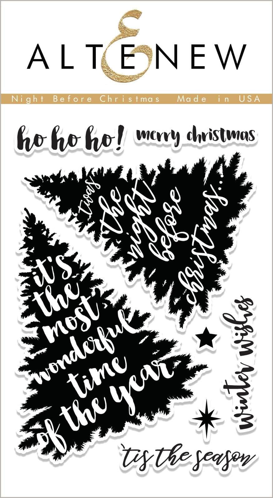 Photocentric Clear Stamps Night Before Christmas Stamp Set