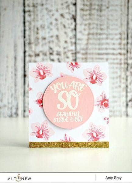 Altenew Clear Stamps Z - Oriental Orchid Korean Stamp Set