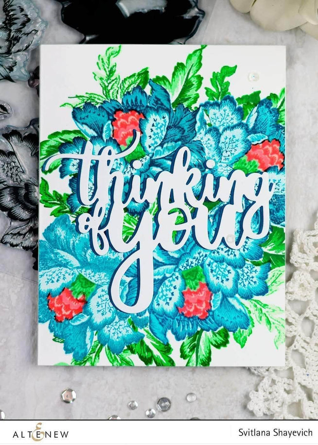 Photocentric Clear Stamps Ornamental Flower Stamp Set