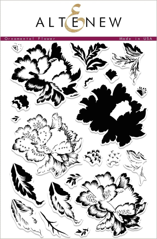 Z - Ornamental Flower Stamp Set