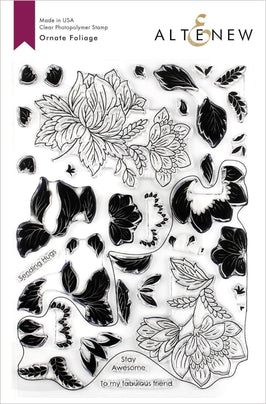 Photocentric Clear Stamps Ornate Foliage Stamp Set