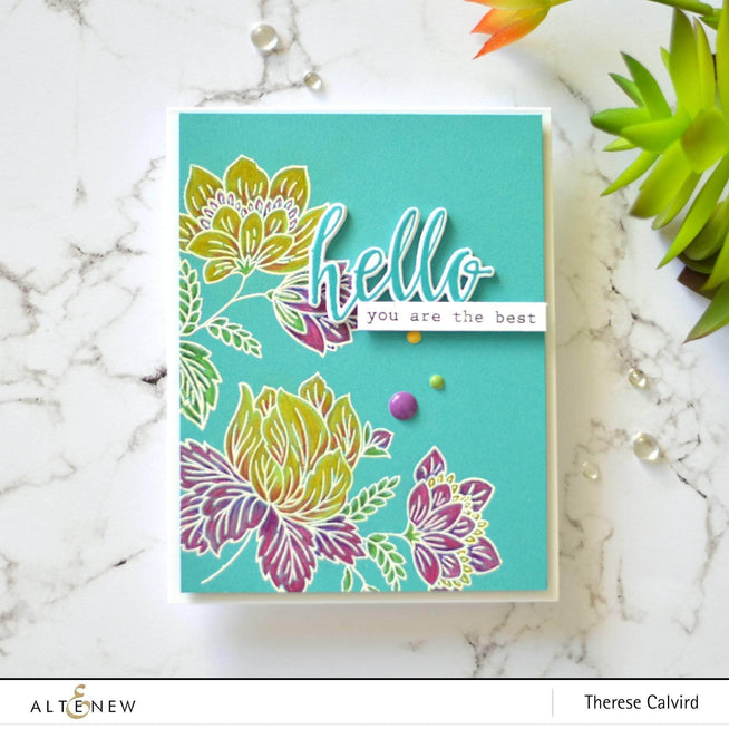 Photocentric Clear Stamps Ornate Foliage Stamp Set