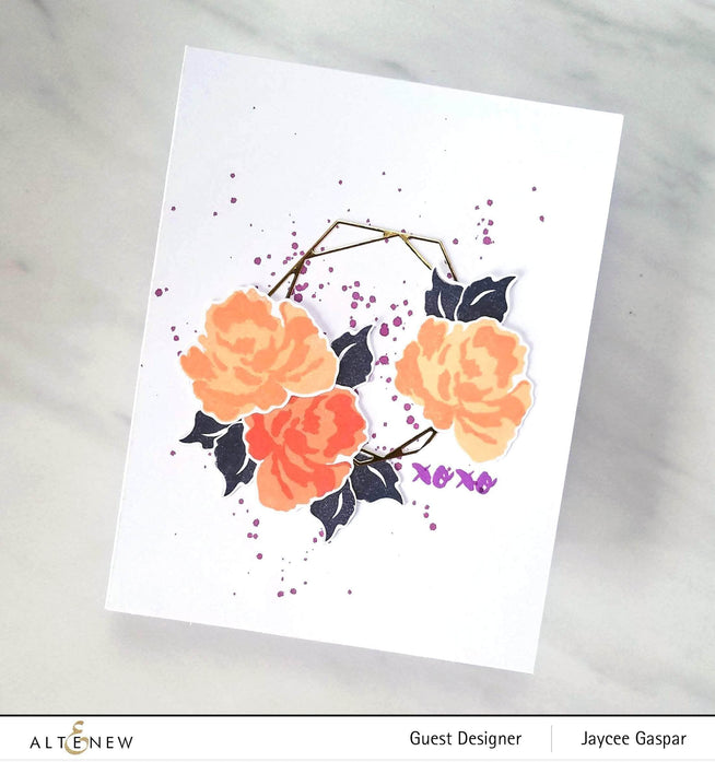Photocentric Clear Stamps Painted Bloom Stamp Set