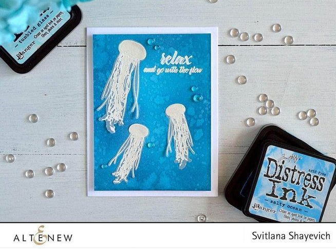 Photocentric Clear Stamps Painted Jellyfish Stamp Set