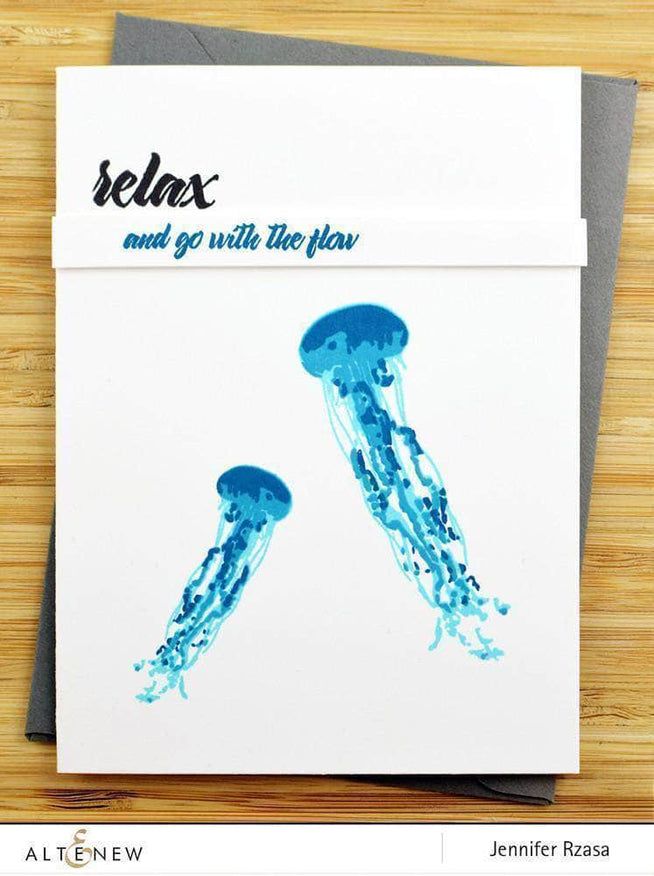 Photocentric Clear Stamps Painted Jellyfish Stamp Set