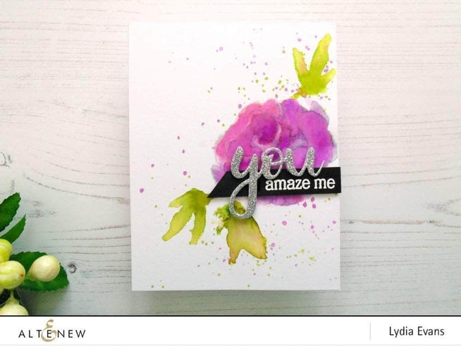 Photocentric Clear Stamps Z - Painted Rose Stamp Set
