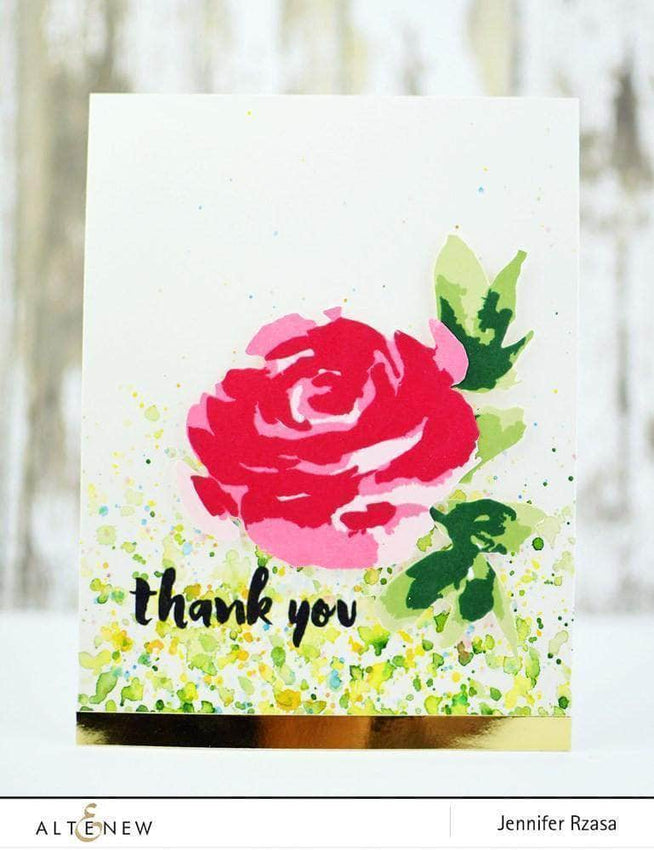 Photocentric Clear Stamps Z - Painted Rose Stamp Set