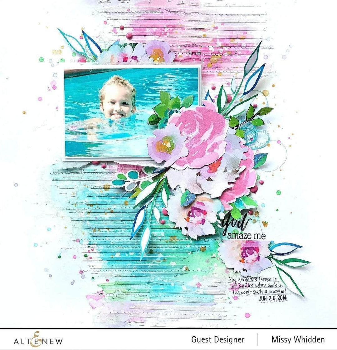 Photocentric Clear Stamps Z - Painted Rose Stamp Set