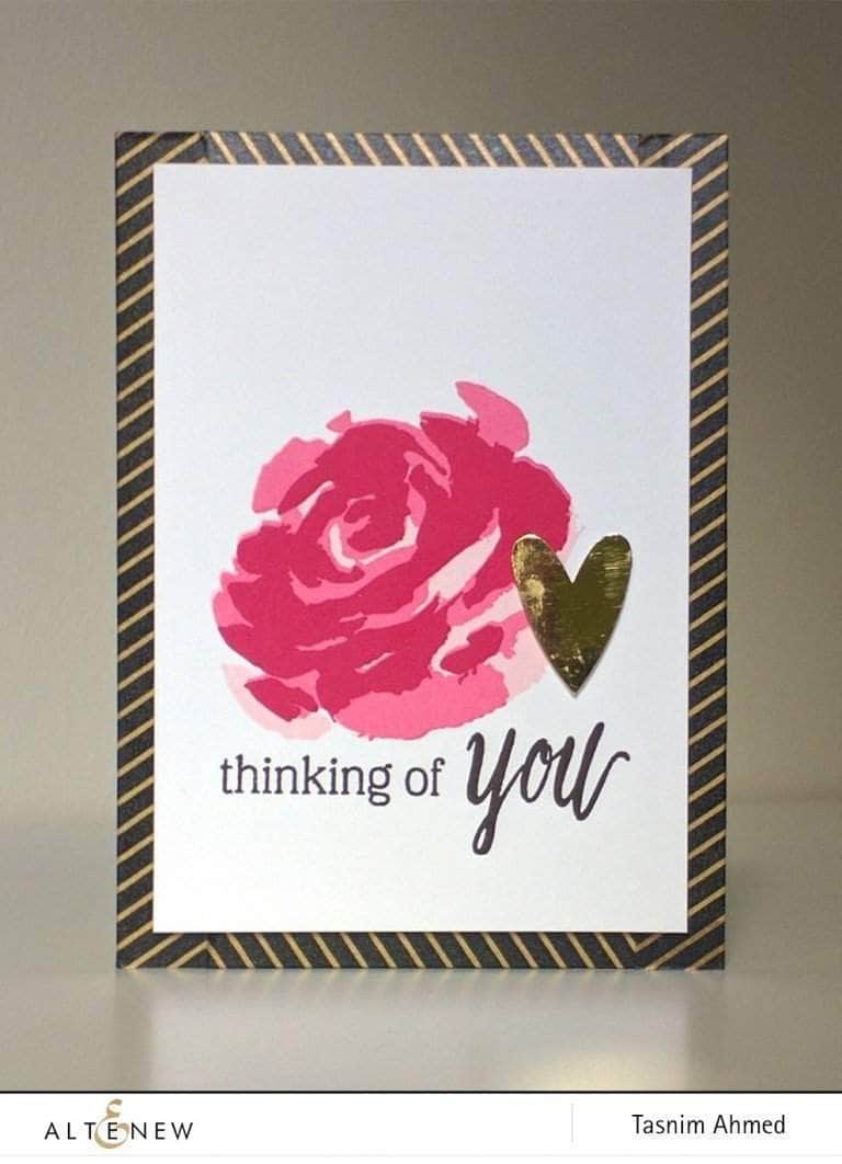 Photocentric Clear Stamps Z - Painted Rose Stamp Set