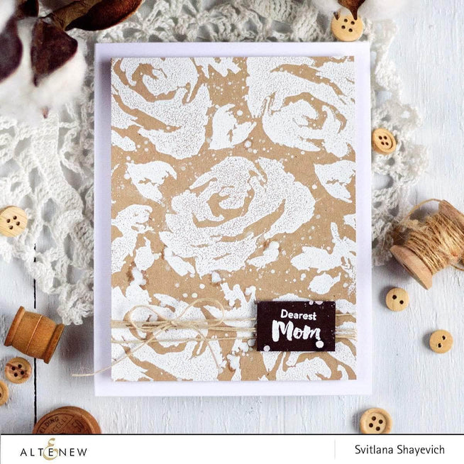 Photocentric Clear Stamps Z - Painted Rose Stamp Set